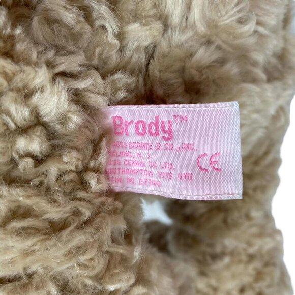 Russ Berrie Brody Sitting Bunny Rabbit Easter Plush Stuffed Animal Wired Ears - Picture 5 of 6